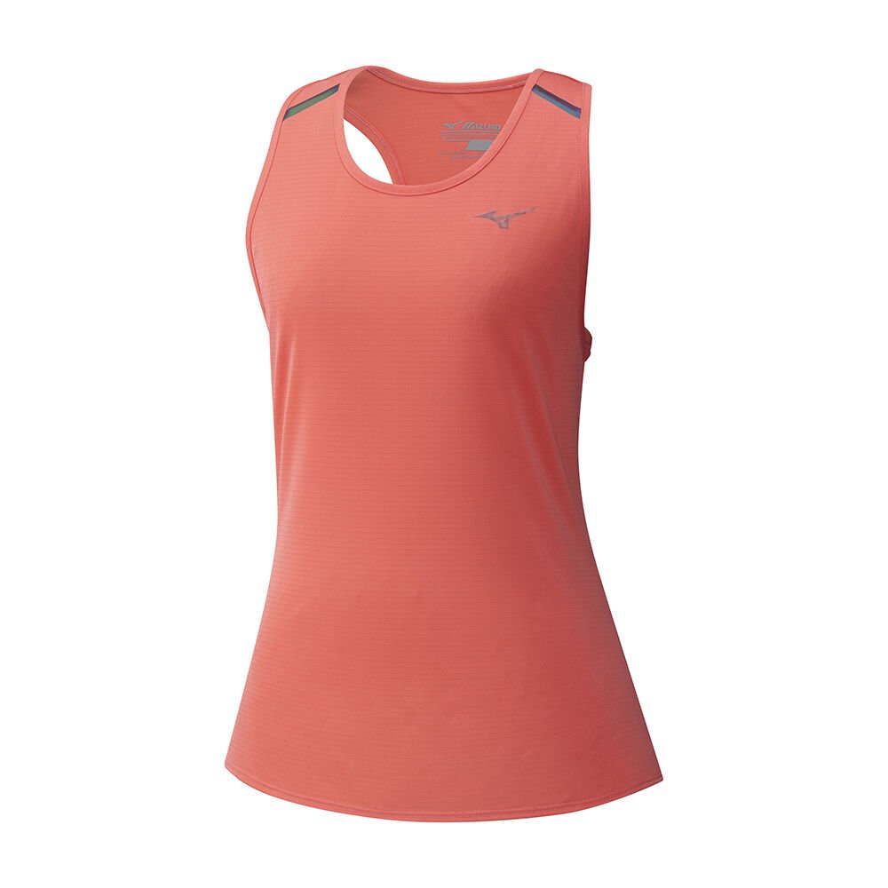 Damske Tank Top Mizuno Solarcut Bezecke Koralove Vypredaj EQGF04231